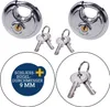 2x Sicherheits-Bügelschloss 70 mm – Vorhängeschloss für Produktbild-Vorschau 6