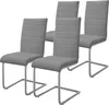 ML-Design 4er Set Esszimmerstuhl mit Rückenlehne, Grau, aus Produktbild-Vorschau 7
