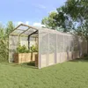 vidaXL Copertura per piante trasparente 6 x 8 m in PE Anteprima dell’immagine prodotto 2