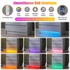 UnboxG Biała komoda z 5 szufladami i oświetleniem LED RGB, Podgląd zdjęcia produktu 6