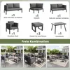 Ensemble de mobilier de jardin pour 8 personnes / structure Voir les images du produit 9