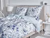 BELIANI Bettwäsche Set Weiß / Blau aus Baumwolle 155 x 220 Produktbild-Vorschau 2
