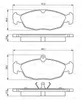 Bosch Bremsbelagsatz, Scheibenbremse Vorderachse 0 986 460 Produktbild-Vorschau 6