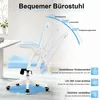 Bürostuhl ergonomisch mit Mesh-Rückenlehne, 90° klappbare Produktbild-Vorschau 3