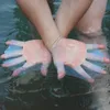 1 Paar Schwimmhäute für die Finger Schwimmhandschuhe Produktbild-Vorschau 4