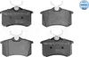 MEYLE 025 209 6115 Bremsbeläge Hinten für VW GOLF III (1H1) Produktbild-Vorschau 1