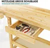 Banco da lavoro Wiltec 151 x 61,5 x 86 cm in legno, banco Anteprima dell’immagine prodotto 4