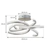 Lindby Divalis LED-Deckenlampe, stepdim, nickel Produktbild-Vorschau 3