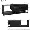 MODFU Table basse 100 x 50 x 32 cm - Plateau en verre et Voir les images du produit 6