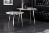 riess-ambiente 2er Set Couchtisch ELEMENTS 50cm silber Produktbild-Vorschau 4