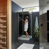 HOME DELUXE - Komplettdusche WAVE S - Schwarz, Maße 90 x 80 Produktbild-Vorschau 4