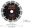 VEVOR, 5 disques de coupe diamant 160 mm, lames de scie Voir les images du produit 8