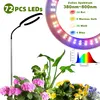 A plant grow light with a ring of LEDs illuminating plants. Produktbild-Vorschau