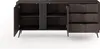 YOURHOUSE24 Kommode Veris D Dunin Eiche/Schwarz 195,2x81x38 Produktbild-Vorschau 5
