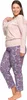 Damen-Pyjama, zarte Spitze, lange Ärmel, Blumenmuster, Produktbild-Vorschau 10