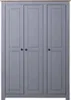 VidaXL 282662, Grau, Garderobe, 4 Regale, 3 Tür(en), Grau, Produktbild-Vorschau 11