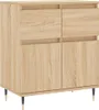 vidaXL Příborník Sonoma Dub 60x35x70 cm výrobek ze dřeva Náhled obrázku produktu 2
