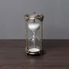 Sanduhr-Timer, 15 Minuten, geprägte goldene Sanduhr, Produktbild-Vorschau 1