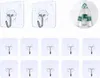 12 Stück Transparent Haken Selbstklebend Wandhaken Produktbild-Vorschau 1