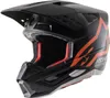 Alpinestars S-M5 Compass Motocross Helm Farbe: Schwarz Produktbild-Vorschau 1