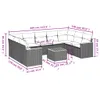 The Living Store 10-tlg. Garten-Sofagarnitur mit Kissen Produktbild-Vorschau 9