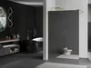 Mexen Kioto Duschwand 120 x 200 cm, Spiegel 8 mm, Gold - Produktbild-Vorschau 2