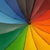 Großer Regenschirm Regenbogen XXL Stockschirm Partnerschirm Produktbild-Vorschau 6