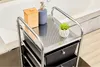 Rollcontainer GINA, chrom/schwarz - Rollwagen mit 5 Produktbild-Vorschau 10