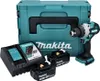 A Makita cordless drill kit with batteries, charger, and case. Anteprima dell’immagine prodotto