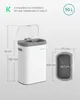 Mülleimer mit Sensor, automatischer Abfalleimer 50 L, Produktbild-Vorschau 7