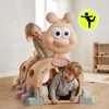 Tunnel da gioco HyperMotion per bambini, a forma di bruco, Anteprima dell’immagine prodotto 9