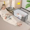 Přenosná dětská postýlka 3 v 1 s nastavitelnou výškou a Náhled obrázku produktu 1