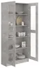 vidaXL Vitrinenschrank Betongrau 82,5x30,5x185,5 cm Produktbild-Vorschau 8
