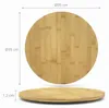 hausleben Set da 2 piatti per servire/torte in bambù, forma Anteprima dell’immagine prodotto 2