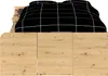 Lit adulte avec caisson de levage - Chêne et noir 166 x 67 Voir les images du produit 11