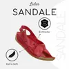 Gemini Damen Sandale rot Größe 42 Produktbild-Vorschau 5