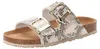 Tamaris Damen Pantolette zwei Riemen mit Tiermuster Produktbild-Vorschau 3