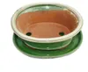 Bonsai-Schale mit Unterteller Gr. 8 Zoll - grün-beige - Produktbild-Vorschau 2