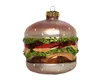 Christbaumschmuck Glas Hamburger 10,3cm bunt Produktbild-Vorschau 1