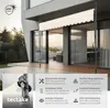 Awnings installed on a modern house balcony with a view of the landscape. Náhled obrázku produktu