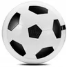 A soccer ball with a white foam ring around it, on a white background. Podgląd zdjęcia produktu