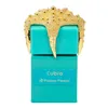 A perfume bottle with a decorative gold cap. Anteprima dell’immagine prodotto