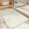 Duschmatte rutschfest 60x90cm Beige PVC-Luffa mit Produktbild-Vorschau 1