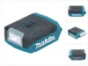 A Makita LED battery-powered flashlight is shown from multiple angles. Produktbild-Vorschau