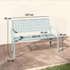 Outsunny 2-Sitzer Gartenbank, wetterfest Sitzbank, Produktbild-Vorschau 3