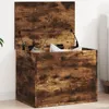 vidaXL Truhe Räuchereiche 60x42x46 cm Holzwerkstoff Produktbild-Vorschau 2