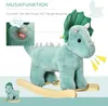 HOMCOM Schaukelpferd Plüsch Schaukeltier Triceratops-Design Produktbild-Vorschau 7