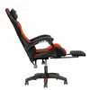 Side view of a gaming chair with a footrest extended. Náhľad obrázku produktu