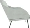 vidaXL Lavice Light Grey 110x76x80 cm Velvet Náhled obrázku produktu 4