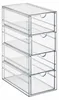 Relaxdays Schubladenbox, 4 Fächer, Organizer für Make Up, Produktbild-Vorschau 8